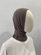 Hijab cagoule taupe
