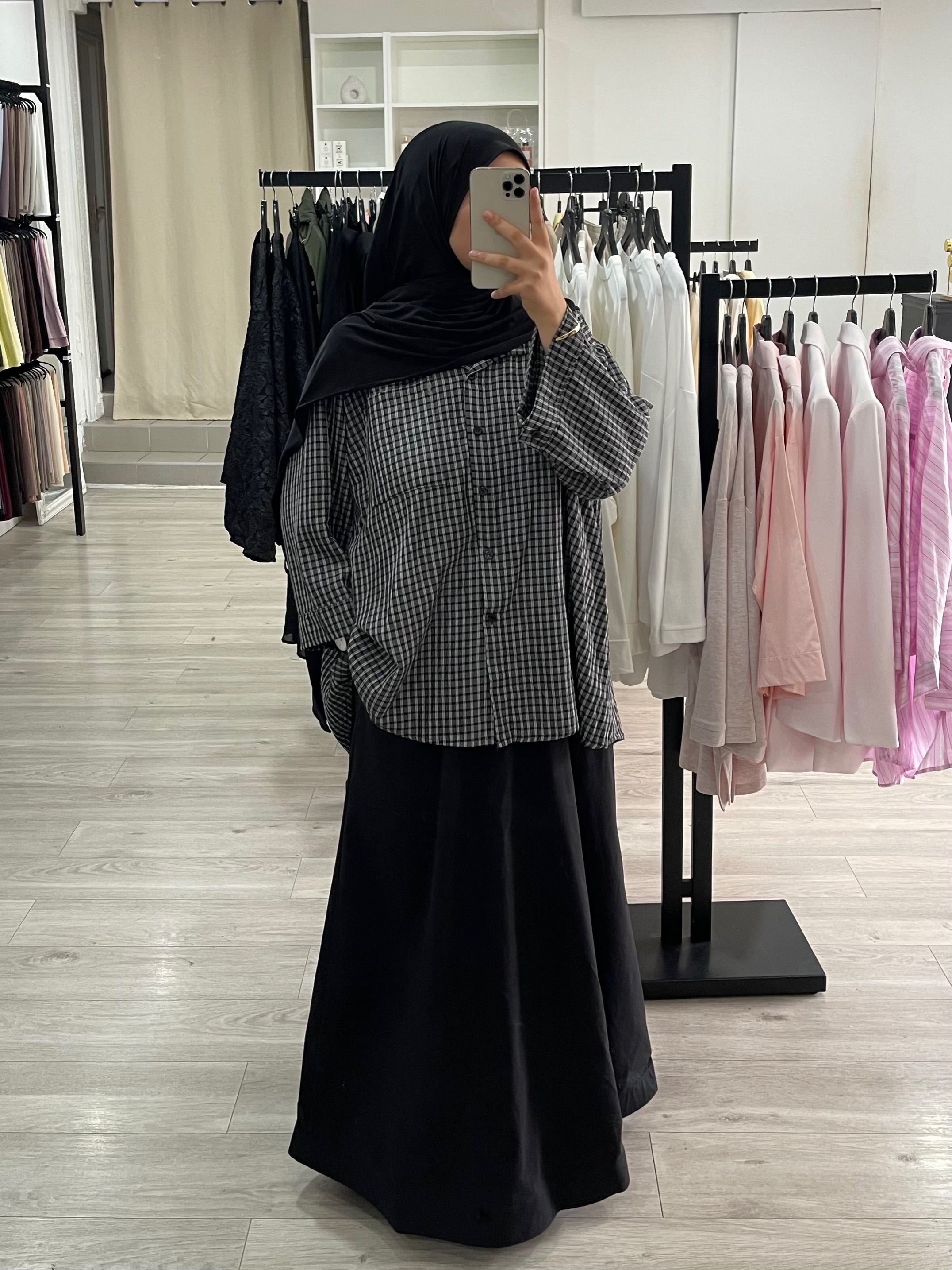 Chemise à carreaux