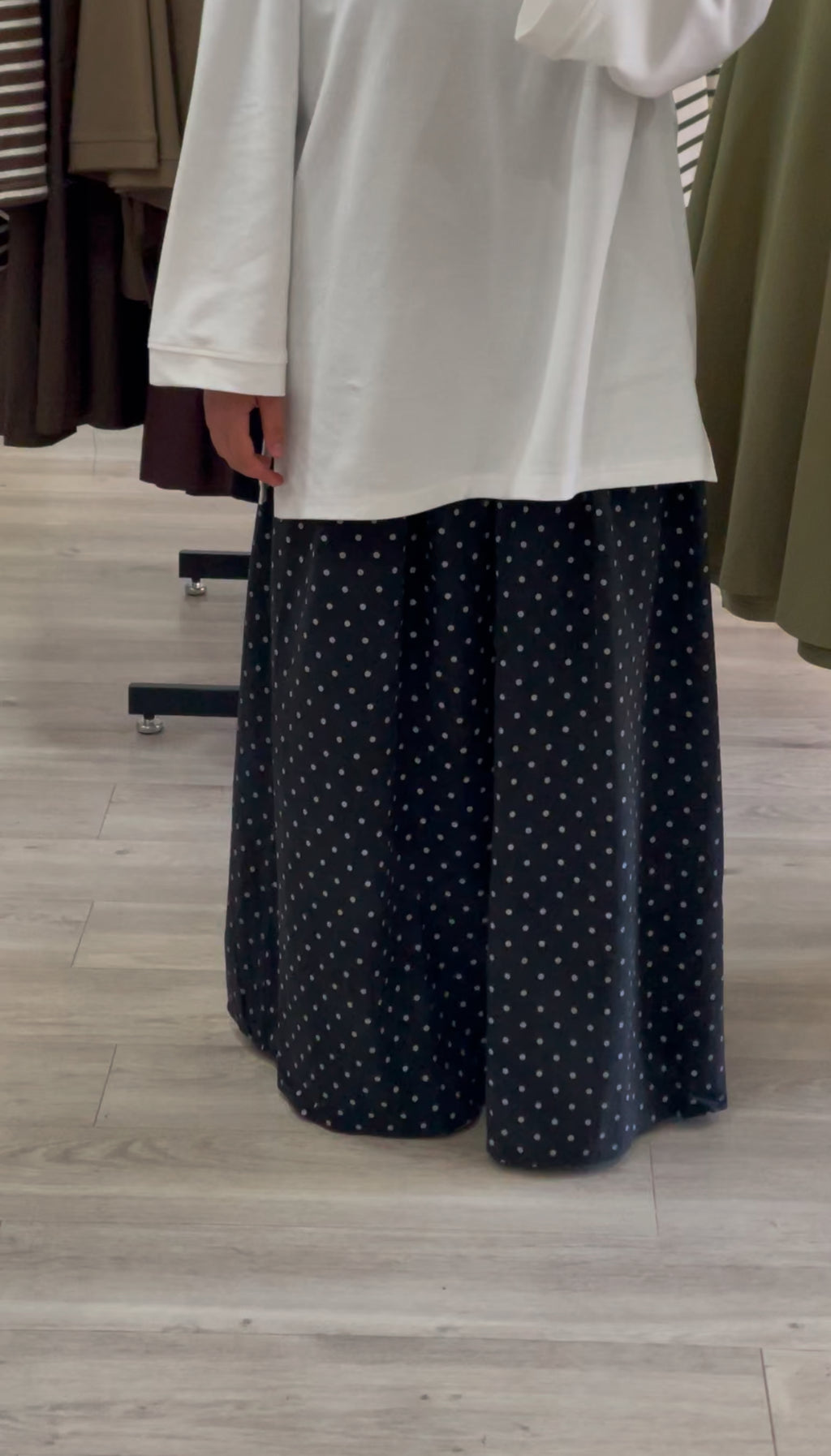 Jupe à pois