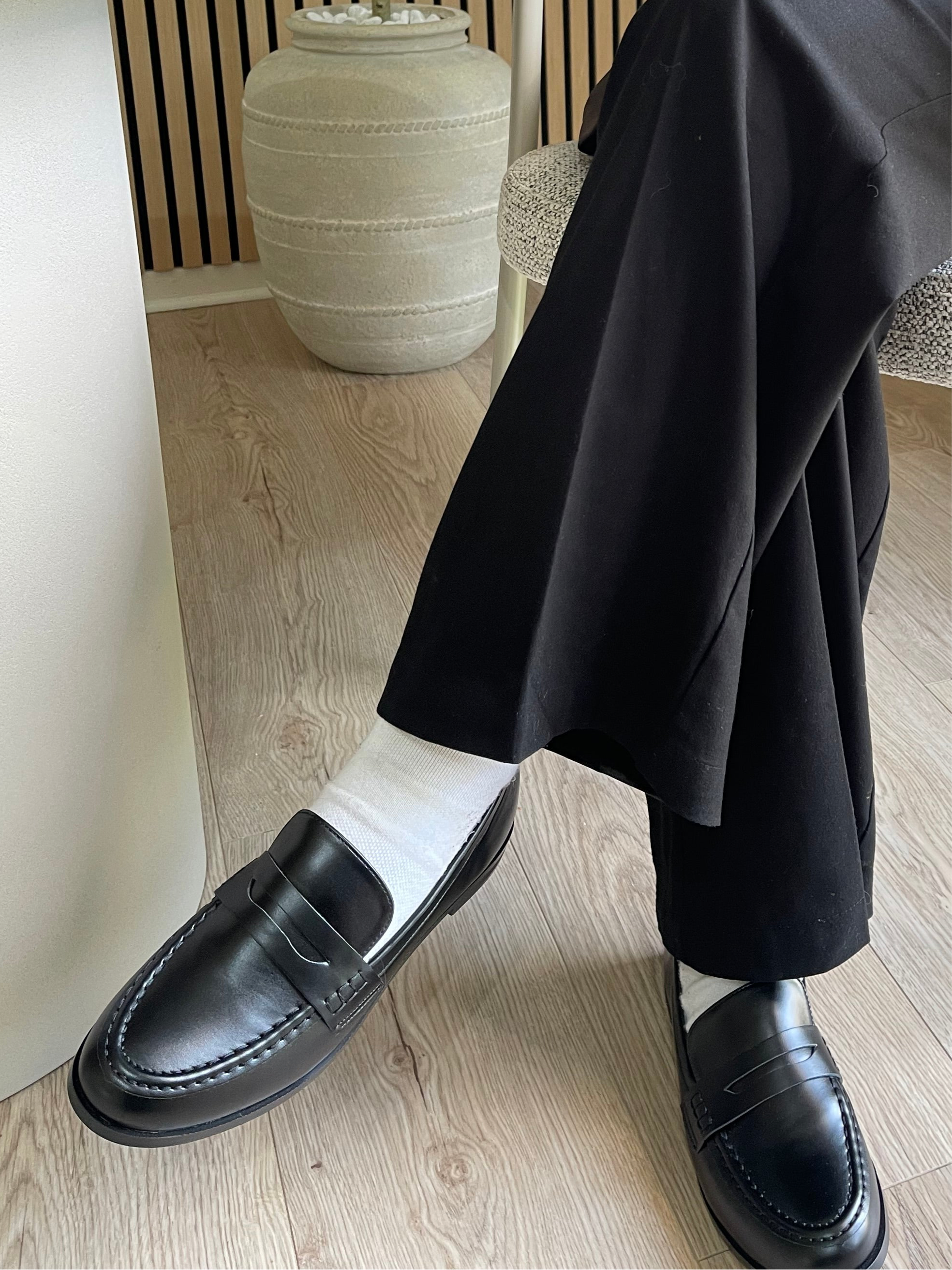 Mocassin noir