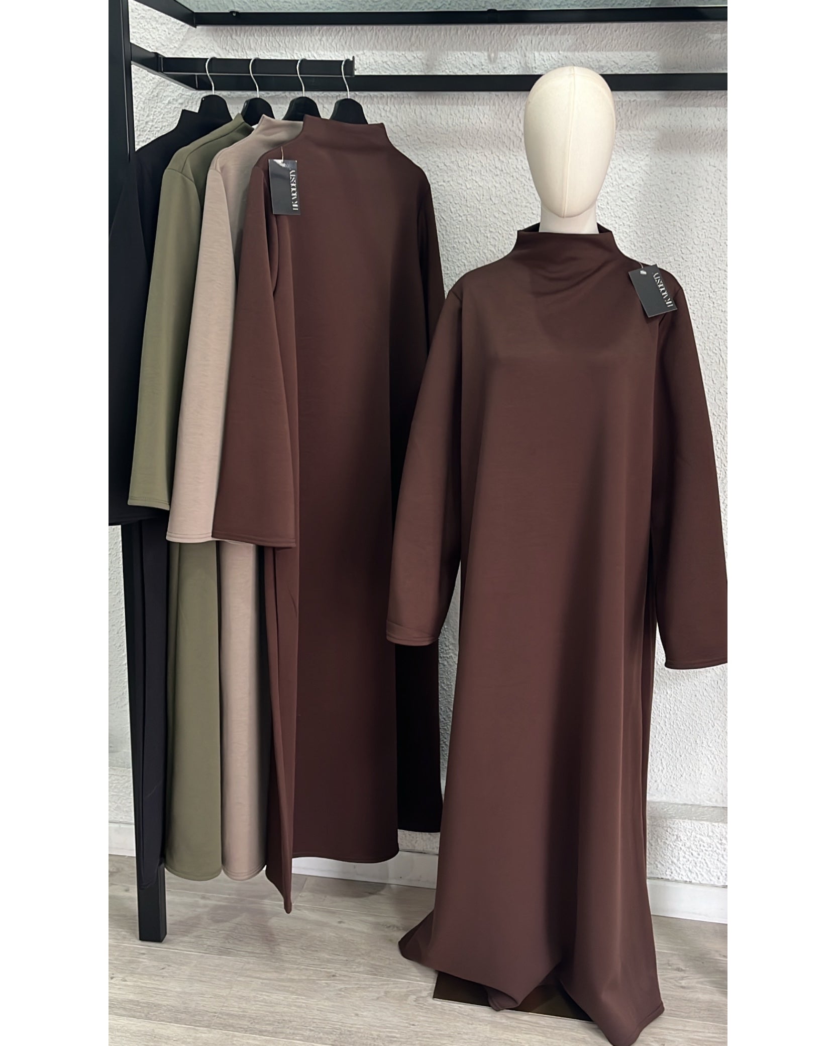 Robe longue en coton