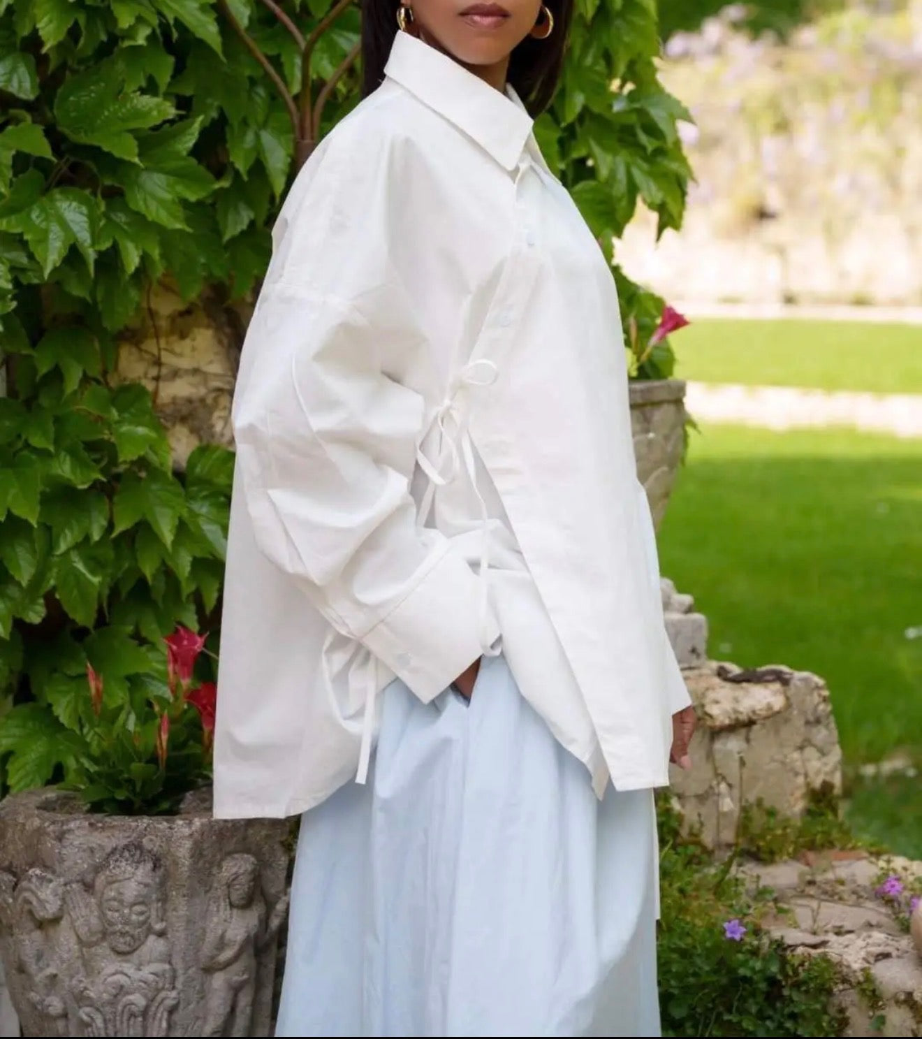 Chemise asymétrique