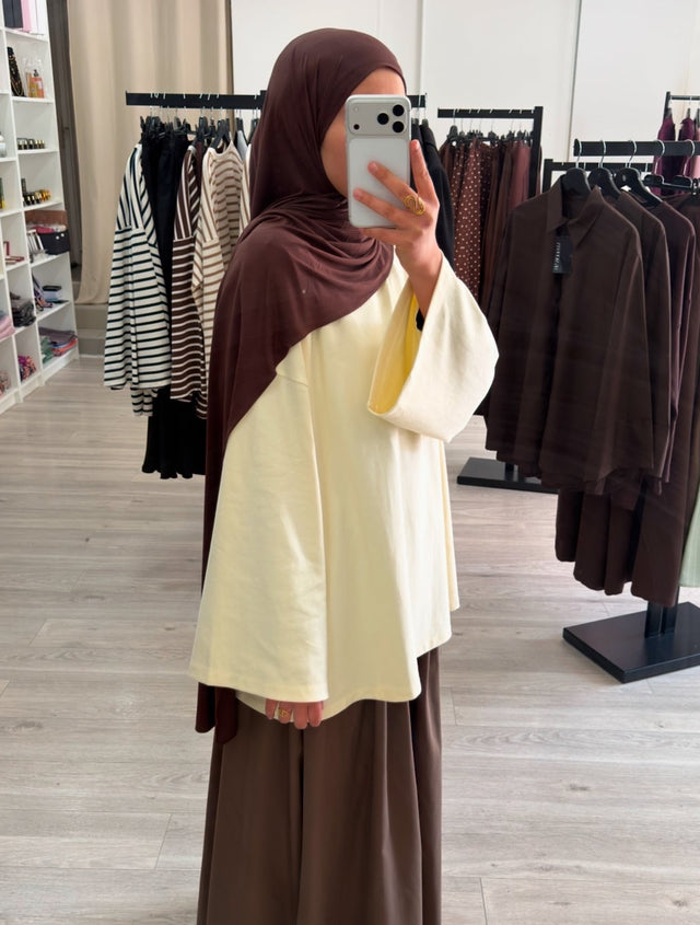 T-shirt oversize coton