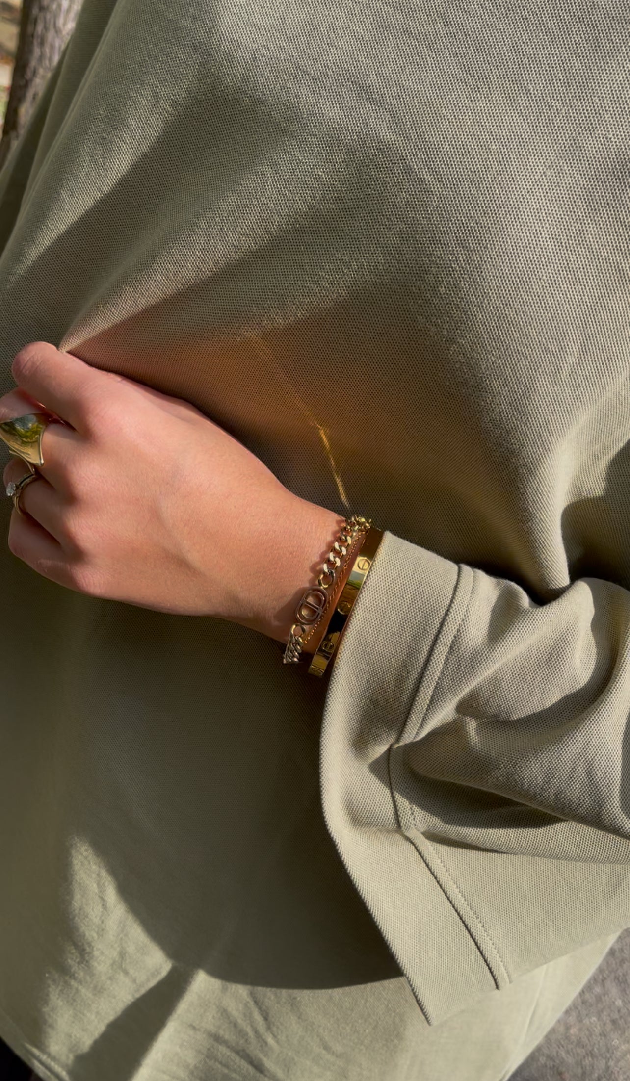Pull matière polo