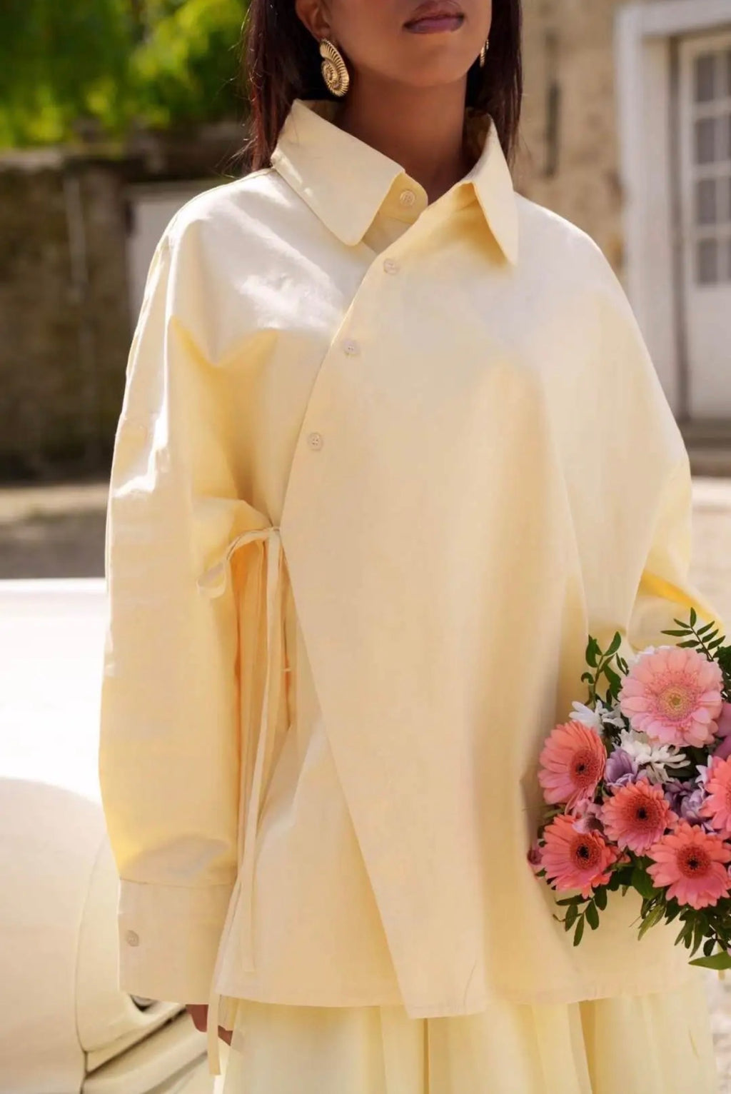 Chemise asymétrique