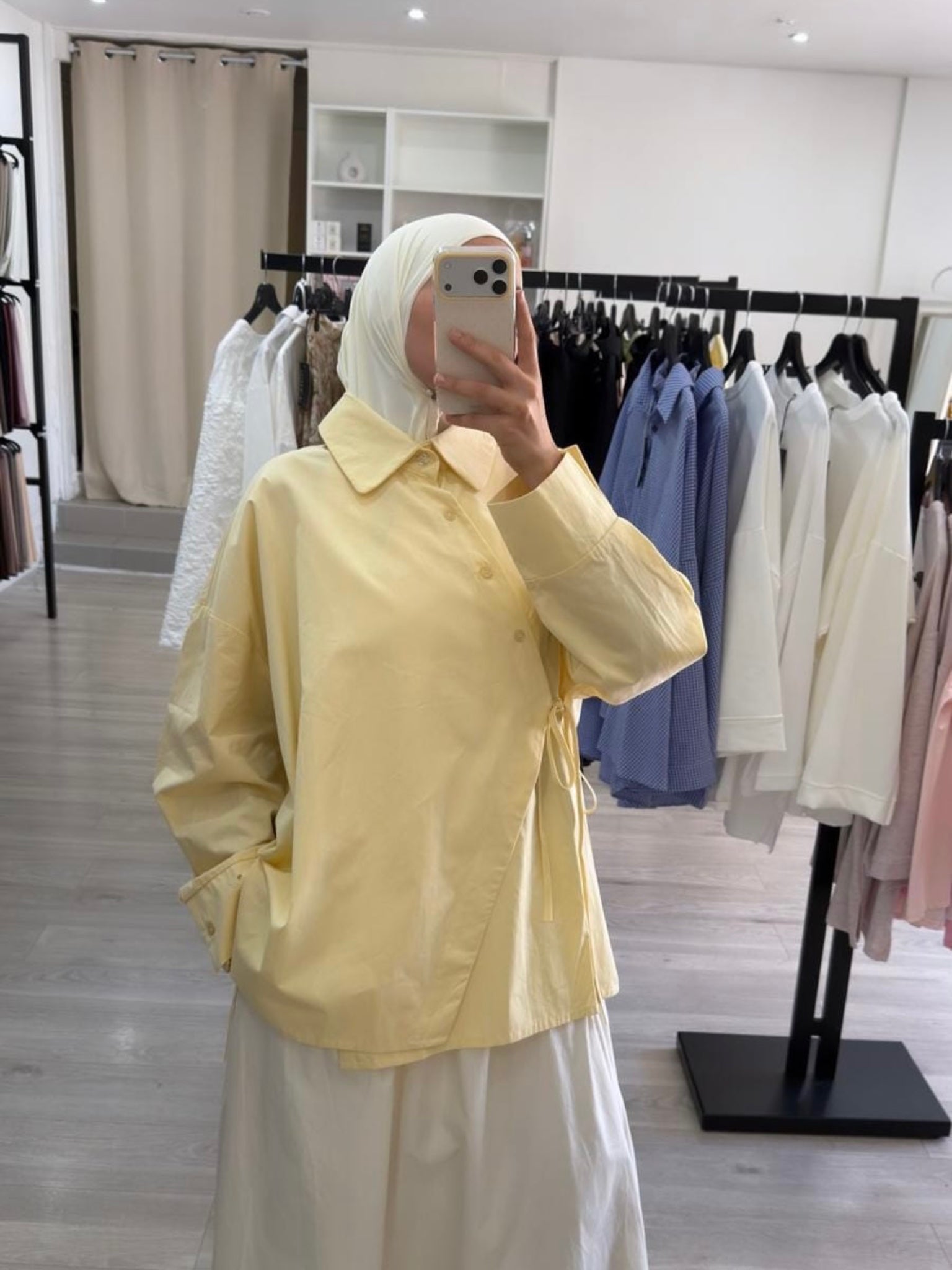 Chemise asymétrique