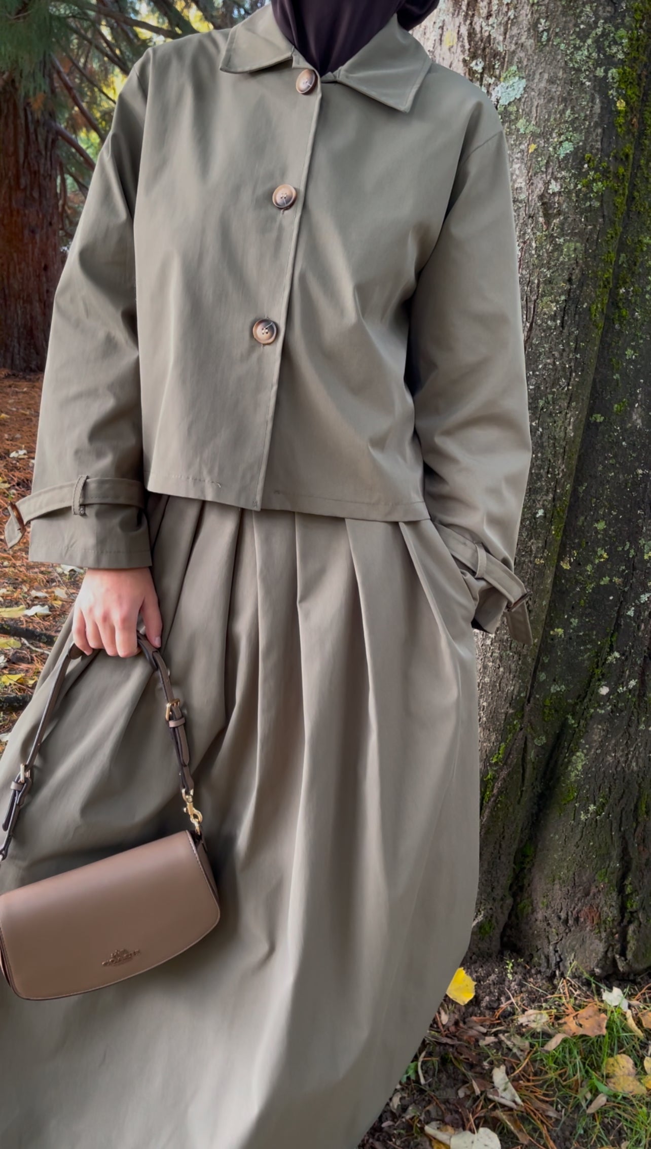 Ensemble trench & jupe