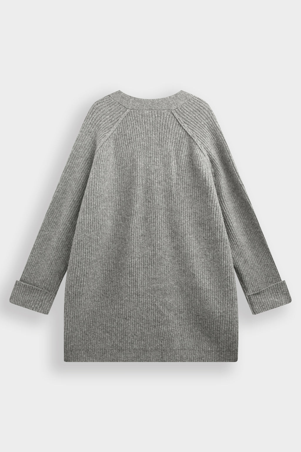 Cardigan gris à boutons dorés