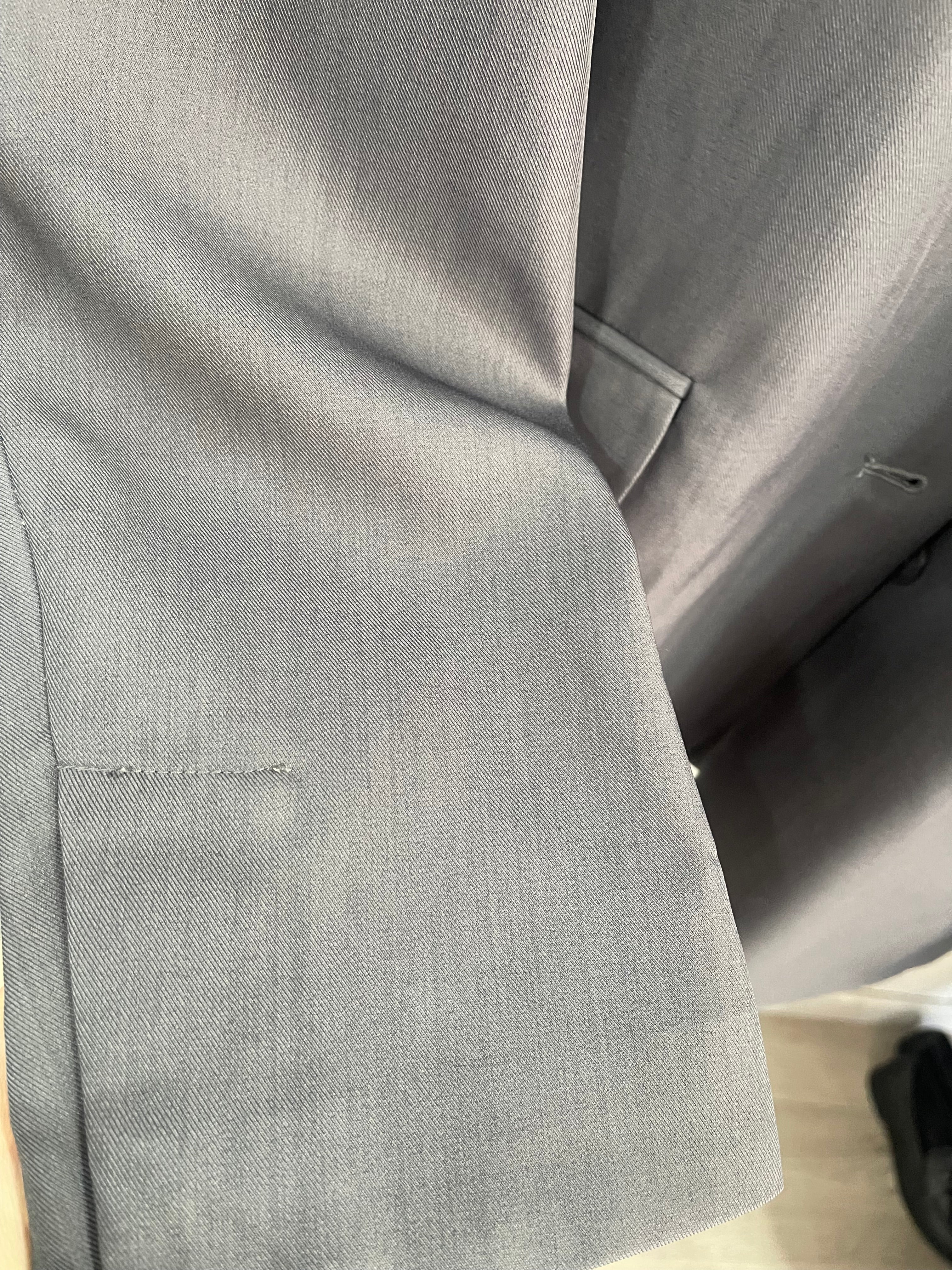 Blazer gris oversize