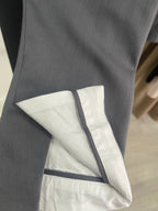 Blazer gris oversize