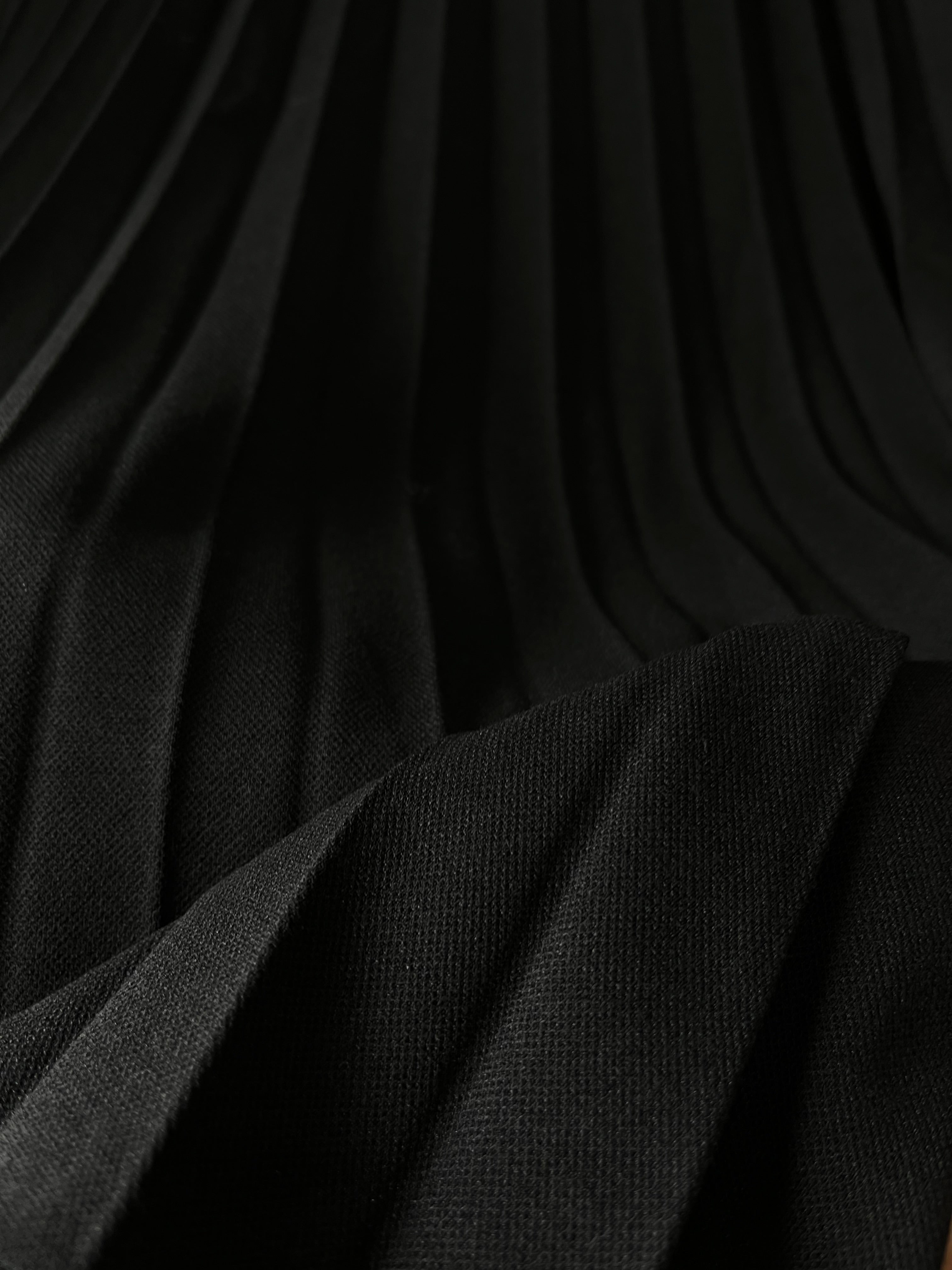 Jupe plissée en maille