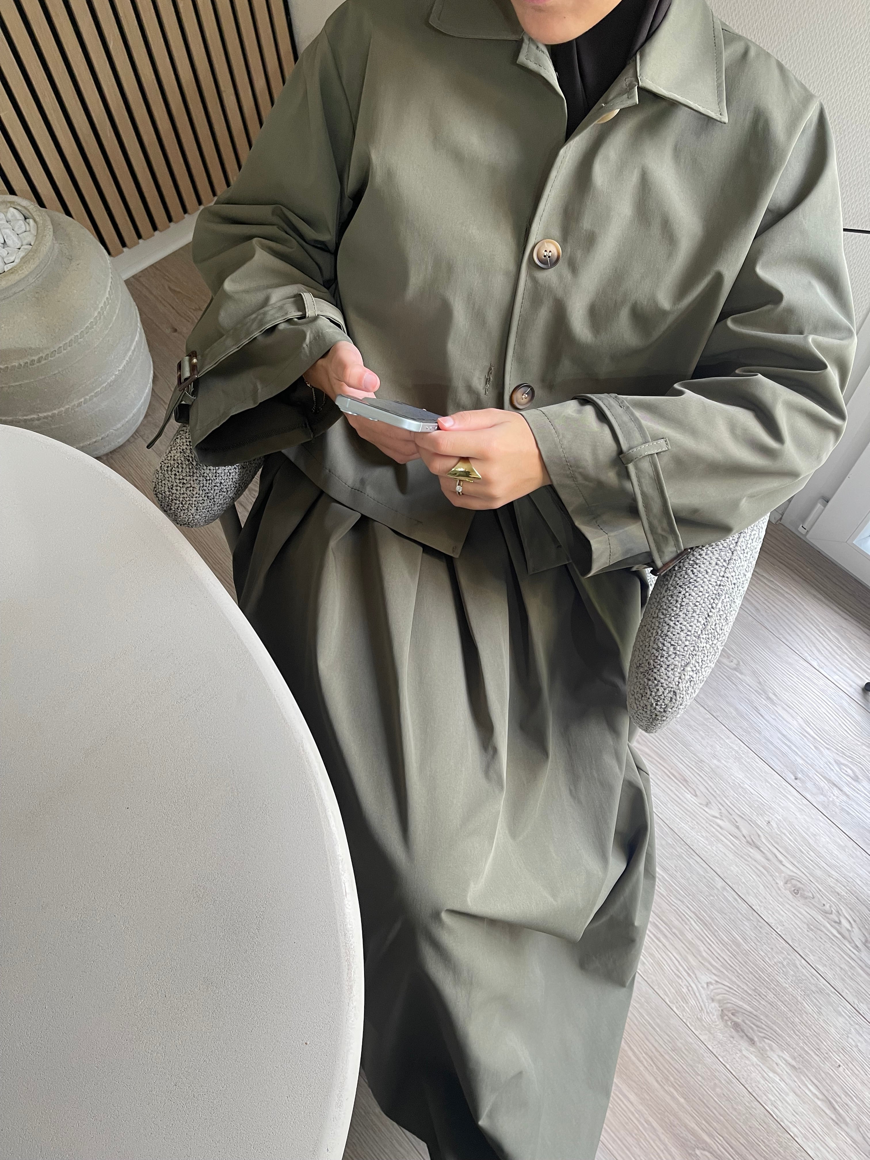 Ensemble trench & jupe